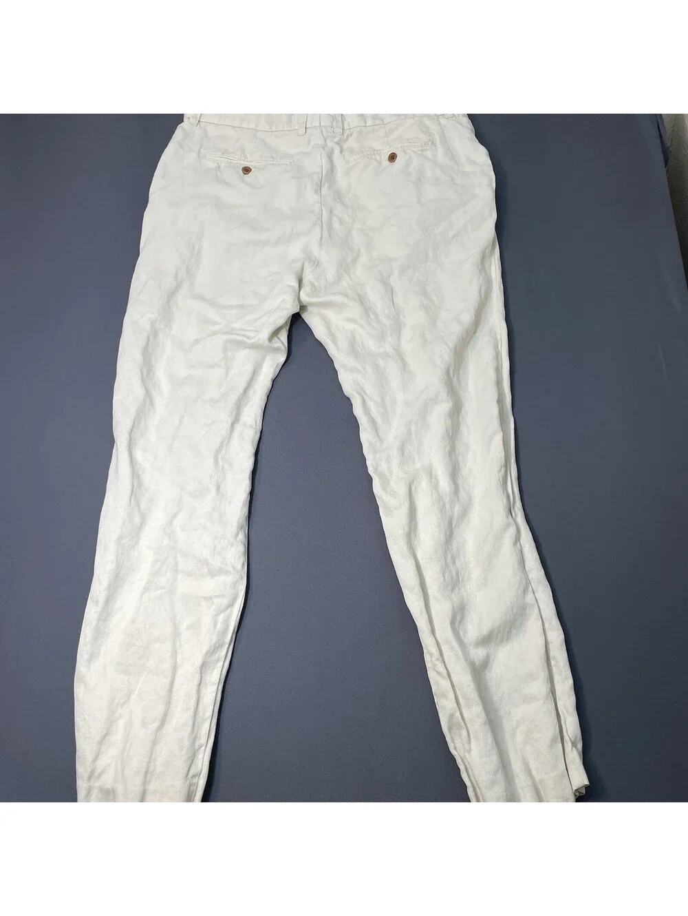 Tommy Bahama Pants Men 38X32 Beige Linen Lyocell Blend Casual Dress Pants *READ*